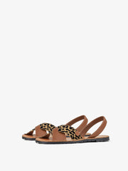 Popa Montezuma Sandal Leopard + Tan