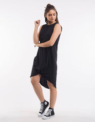 Silent Theory Twisted Tank Dress Black