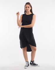 Silent Theory Twisted Tank Dress Black