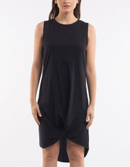 Silent Theory Twisted Tank Dress Black