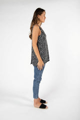 Betty Basics Zorita Tank Heart Ocelot