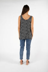 Betty Basics Zorita Tank Heart Ocelot