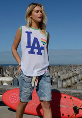 Hammill + Co LA Ringer Tank White