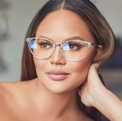 Quay Rumours Glasses Clear/Clear Blue Light