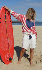 Copy of Hammill + Co Lucky Stripe Sweat Red Vanilla