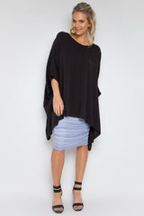 PQ Collection Essential Top S/S Black